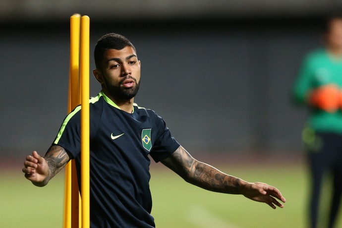 Gabigol Treino Seleção Brasileira Olímpica (Foto: Lucas Figueiredo / MoWA Press) Gabigol Treino Seleção Brasileira Olímpica (Foto: Lucas Figueiredo / MoWA Press)