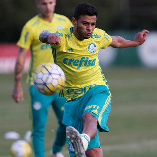 Cleiton Xavier treino Palmeiras (Foto: Cesar Greco/Ag Palmeiras/Divulgação) Cleiton Xavier treino Palmeiras (Foto: Cesar Greco/Ag Palmeiras/Divulgação)