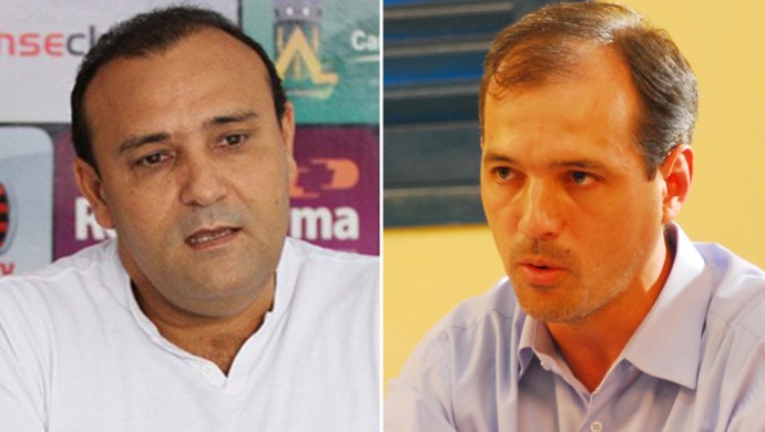William Simões (presidente) e Rômulo Leal (oposição) do Campinense (Foto: Montagem / GloboEsporte.com/pb)