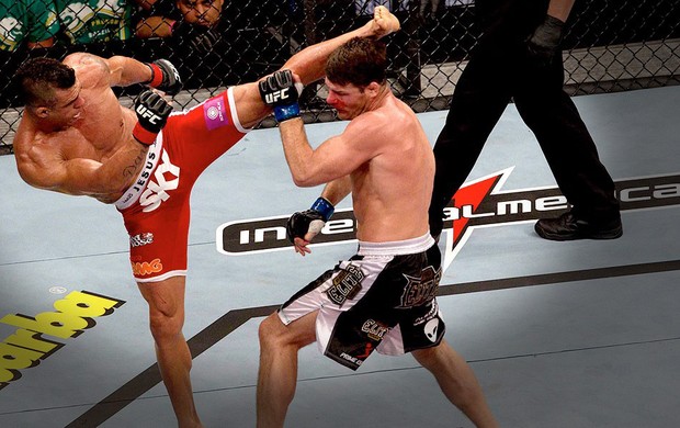 UFC São Paulo vitor belfort e michael Bisping (Foto: Luiz Fernando Menezes / Agência Estado)