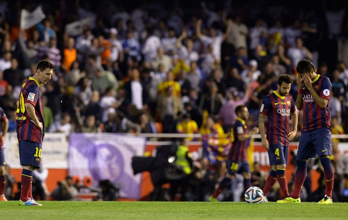 Barcelona x Real Madrid - Copa do Rei (Foto: AFP)