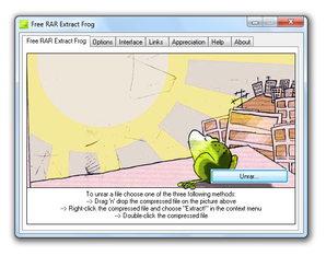 frog rar extractor free download