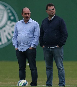 Cícero Souza e Alexandre Mattos Palmeiras (Foto: César Greco / Ag. Palmeiras / Divulgação) Cícero Souza e Alexandre Mattos Palmeiras (Foto: César Greco / Ag. Palmeiras / Divulgação)