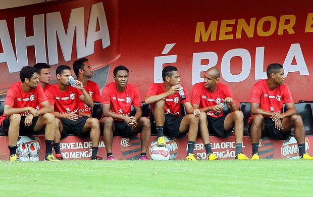 jogadores treino Flamengo (Foto: Cezar Loureiro / Agência O Globo)