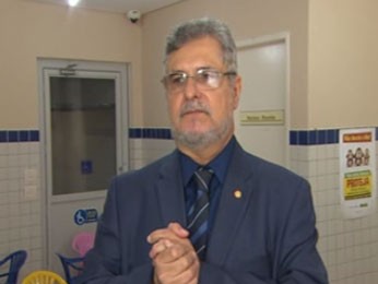 Desembargador Luiz Carlos Figueiredo apresentou dados do mutirão na Funase (Foto: Reprodução/ TV Globo)