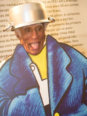 Em comemoração aos 80 anos de idade do escritor e cartunista Ziraldo, o Cine Sesc de São Paulo realizou neste sábado, 25, uma aula magna com o artista, além de exibir uma exposição com vários de seus trabalhos (Foto: AE)