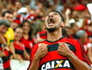 Hernane gol Flamengo jogo Botafogo Copa do Brasil (Foto: Alexandre Cassiano / Agência O Globo)