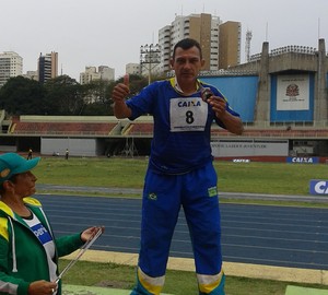 Cabo da Costa ficou com a prata no Aberto de Atletismo (Foto: Arivaldo Soares/ Arquivo pessoal)
