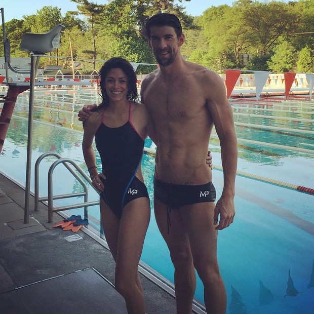 Nicole Johnson e o nadador americano Michael Phelps devem casar após os Jogos Olímpicos Rio 2016 (Foto: Reprodução/ Instagram)