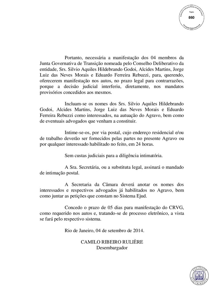 decisão vasco justiça fraude processual eleições (Foto: Reprodução)