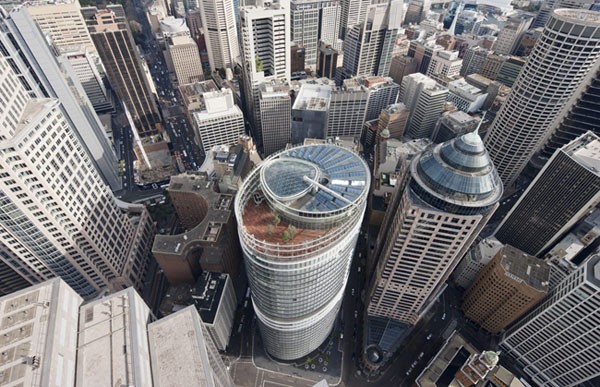 O edifício de 28 andares em forma elíptica construído em Sydney, na Austrália, foi nomeado Melhor Edifício na Ásia e Austrália (Foto: Reuters)