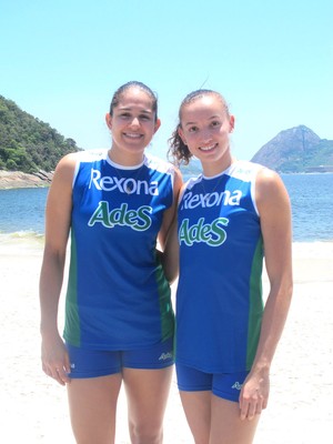 Natália e Gabi, Vôlei (Foto: Marcello Pires)