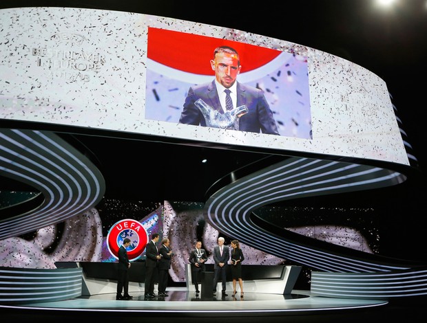 ribery bayern munique uefa prêmio (Foto: AFP) ribery bayern munique uefa prêmio (Foto: AFP)