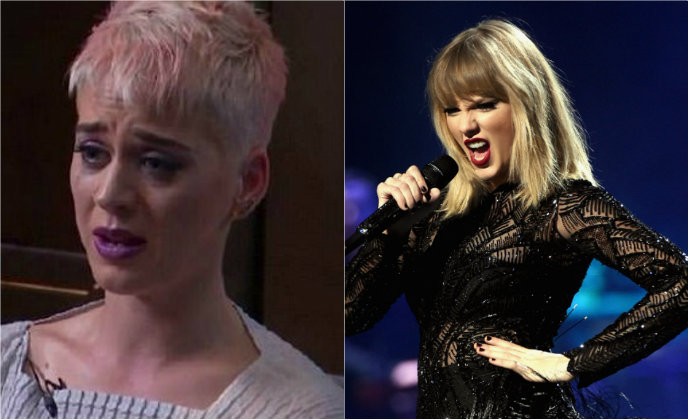 Katy Perry pede desculpas para Taylo Swift (Foto: Reprodução e Getty Images)