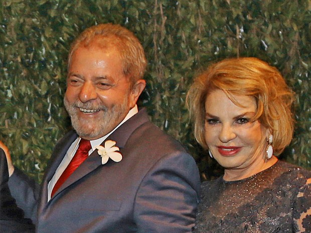 O ex-presidente Luiz Inácio Lula da Silva e a ex-primeira-dama, Marisa Letícia (Foto: Ricardo Stuckert/Instituto Lula)