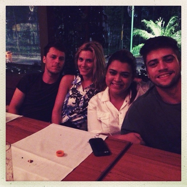 Tiago Worcman, Carol Dieckmann, Prrta Gil e Rodrigo Godoy (Foto: Reprodução/Instagram)