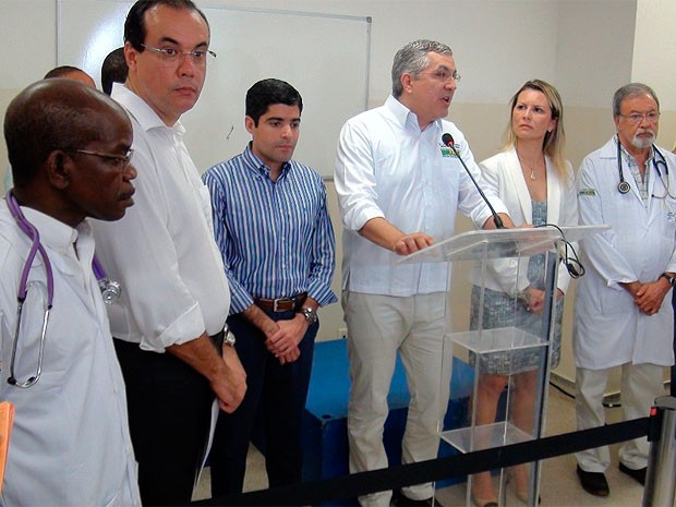 'Vamos até o fim', diz ministro na Bahia sobre programa Mais Médicos (Foto: Ruan Melo/ G1)