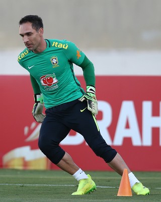 Fernando Prass, treino seleção brasileira (Foto: Lucas Figueiredo / MoWA Press)