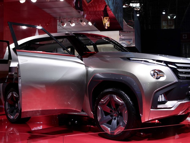Carro conceito Mitsubishi GC Phev (Foto: Caio Kenji/G1)