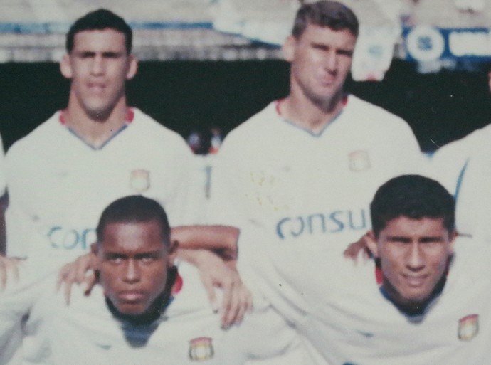 Os dois jogadores atuaram juntos em vários jogos do São Caetano pelo Campeonato Brasileiro (Foto: Arquivo Pessoal)
