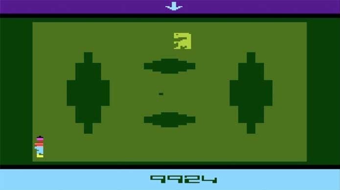 E.T. – O Extraterrestre, adaptação do filme de Spielberg (Foto: Reprodução/Atari Archives) E.T. – O Extraterrestre, adaptação do filme de Spielberg (Foto: Reprodução/Atari Archives)