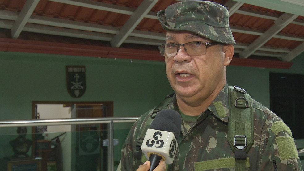 General José Oliveira comandou operação dentro do presídio Francisco d'Oliveira Conde, em Rio Branco  (Foto: Reprodução/Rede Amazônica Acre)
