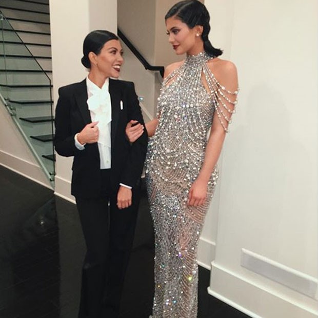 Kourtney Kardashian e Kylie Jenner (Foto: Instagram/ Reprodução)