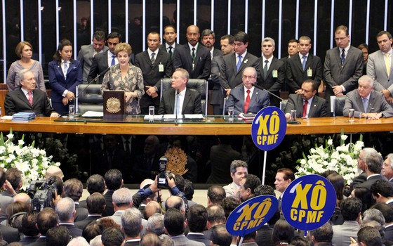 Território Hostil Dilma foi vaiada ao falar na CPMF em seu discurso,apesar do constrangimento a presidente acertou ao ir ao Congresso (Foto: CHARLES SHOLL/FUTURA PRESS/FUTURA PRESS/ESTADÃO CONTEÚDO)