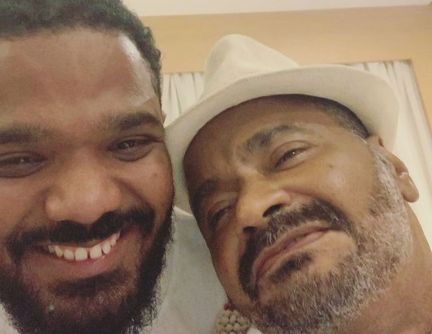 Arlindinho e o pai, Arlindo Cruz (Foto: Reprodução/Instagram)