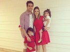 Mulher de Kaká posta foto da família reunida no Natal