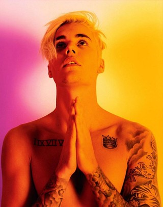 Justin Bieber para i-D (Foto: Reprodução/Instagram/Alasdair McLellan)