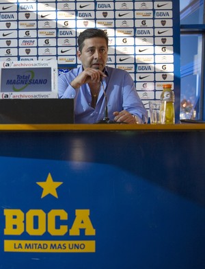 Rodolfo Arruabarrena e Daniel Angelici, Boca Juniors (Foto: Agência AP)