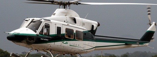 Helicóptero da Líder do modelo BELL 412, o mesmo que se acidentou na Bacia de Campos, RJ (1) (Foto: Reprodução/Site da Líder Aviação) Helicóptero da Líder do modelo BELL 412, o mesmo que se acidentou na Bacia de Campos, RJ (1) (Foto: Reprodução/Site da Líder Aviação)