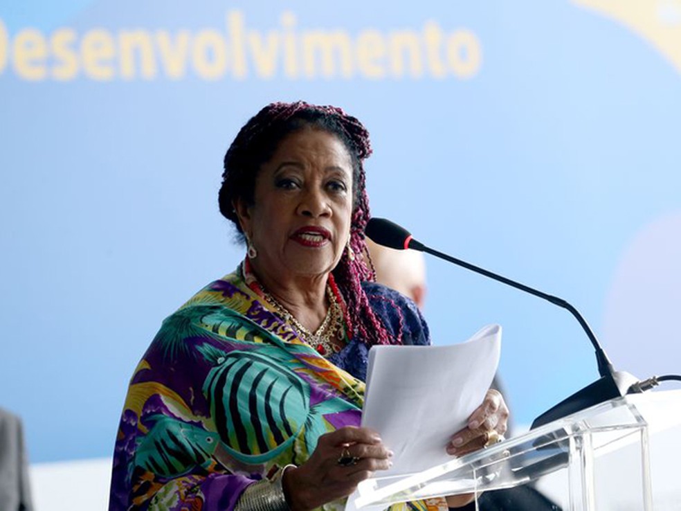 A nova ministra dos Direitos Humanos, Luislinda Valois, durante evento do Ministério da Justiça em novembro do ano passado (Foto: Wilson Dias/Agência Brasil)
