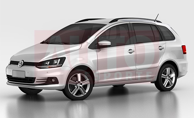 Projeção revela como será o novo Volkswagen SpaceFox (Foto: Renato Aspromonte/Autoesporte)