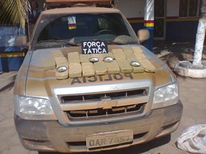 Apreensão ocorreu em rodovia de Cáceres (Foto: Assessoria/PM)