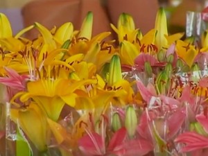 Feira de Flores em Caruaru (Foto: Reprodução/ TV Asa Branca)
