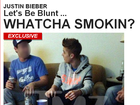 Justin Bieber é flagrado com cigarro suspeito na mão; veja fotos