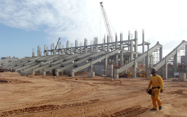 Arena Das Dunas Fecha O M S Com Mais De Das Obras Conclu Das Globoesporte Com