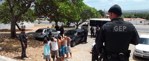 Maioria dos presos foi levada para o CDP da Zona Norte (Foto: Divulgação/Sejuc)