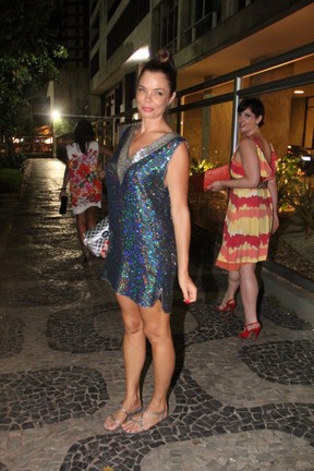 Alexia Deschamps em festa no Rio (Foto: Rodrigo dos Anjos/ Ag. News)
