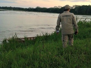 Defesa Civil já monitora rio que está acima da colta de alerta (Foto: Divulgação/Defesa Civil )
