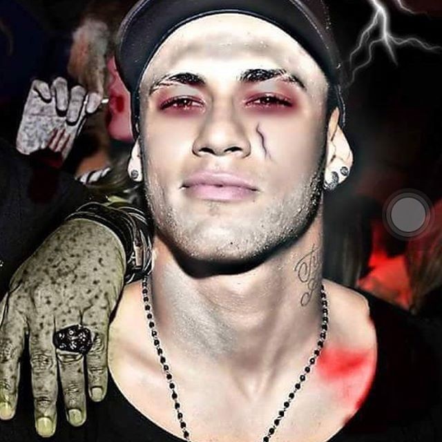 Buuuuuuu! Neymar posta foto em clima de halloween Blog Brasil Mundial