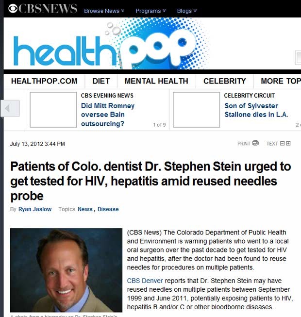 O dentista Stephen Stein em foto divulgada pela imprensa americana (Foto: AFP) O dentista Stephen Stein em foto divulgada pela imprensa americana (Foto: AFP)