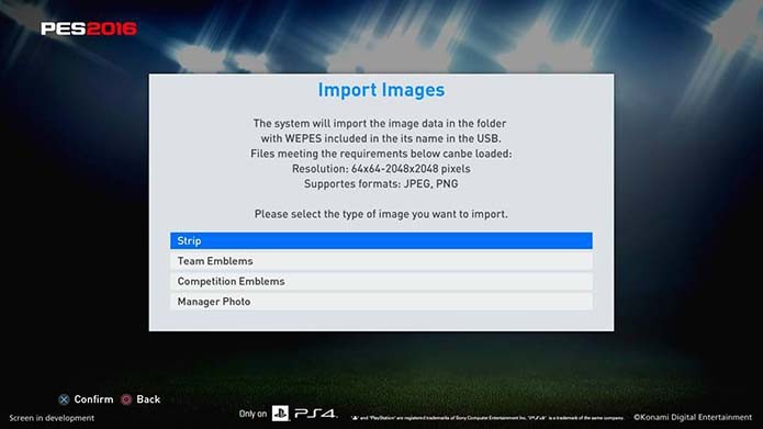 PES 2016: imagens detalham o novo modo de edição do game (Foto: Divulgação)