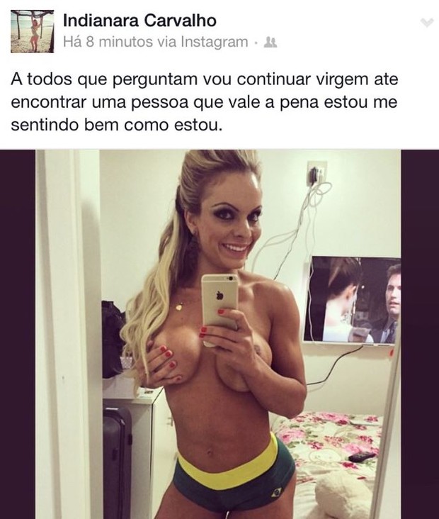 Indianara Carvalho, Miss Bumbum 2014 (Foto: Instagram / Reprodução)