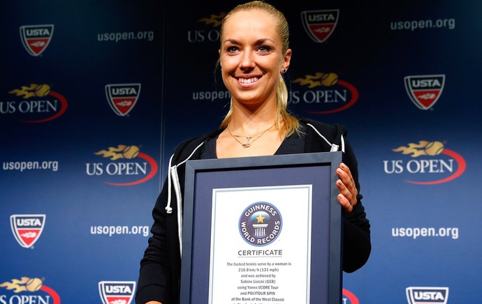 Sabine Lisicki Guinness tenis (Foto: Getty Images)