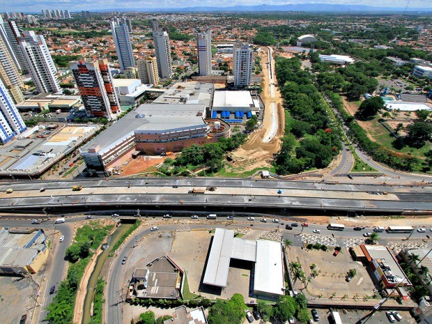 Viaduto possui mais de 400 metros de extenso (Foto: Edson Rodrigues/ Secopa-MT)