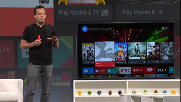 Android TV vai unificar visual entre smartphones, relógios e a tela grande da sala (Foto: Reprodução/Google)