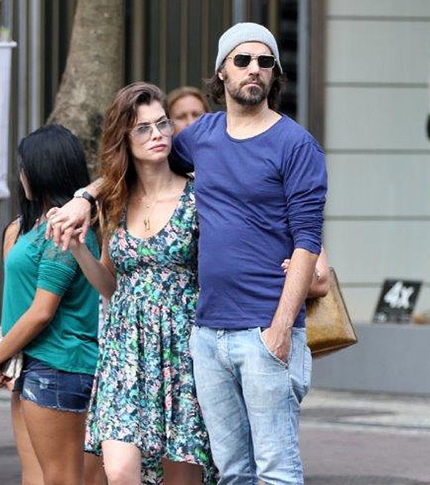 Alinne Moraes e Mauro Lima (Foto: André Freitas/AgNews)